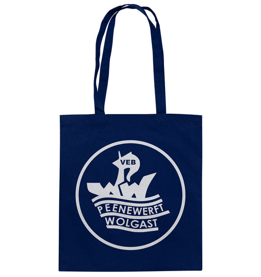 DDR Ostalgie Baumwolltasche • VEB PEENEWERFT WOLGAST