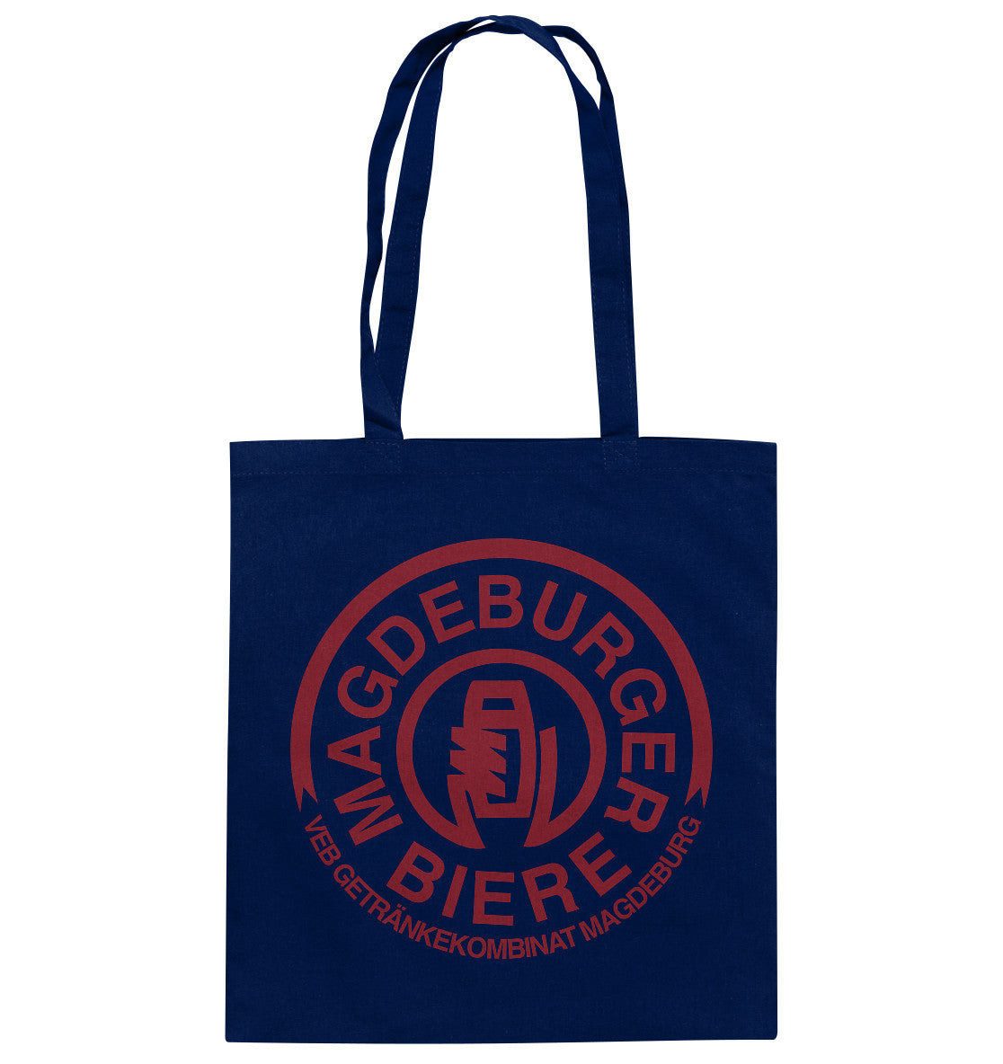 DDR Ostalgie Baumwolltasche • VEB GETRÄNKEKOMBINAT MAGEDEBURG - BIERE