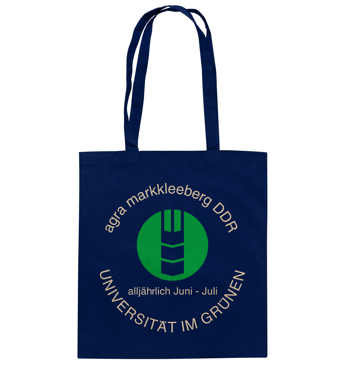 DDR Ostalgie Baumwolltasche • AGRA MARKKLEEBERG DDR