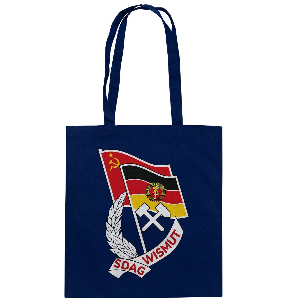 DDR Ostalgie Baumwolltasche • ORDEN SDAG WISMUT
