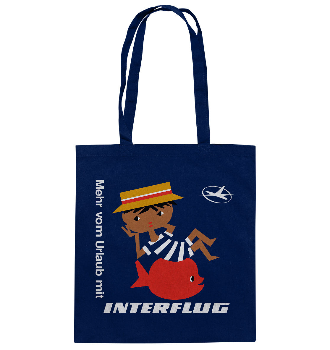 BAUMWOLLTASCHE • MEHR VOM URLAUB - MIT INTERFLUG