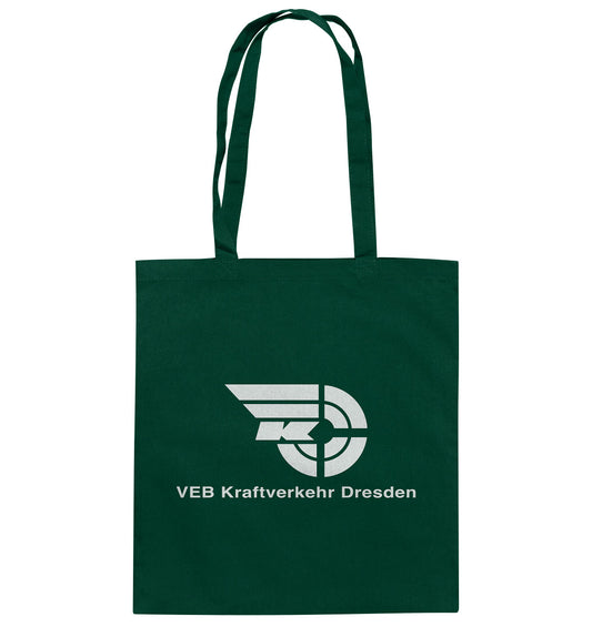 DDR Ostalgie Baumwolltasche • VEB KRAFTVERKEHR DRESDEN