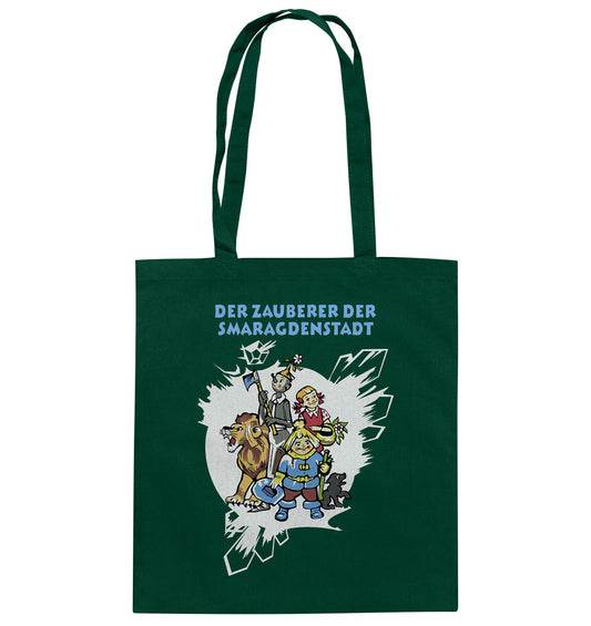 DDR Ostalgie Baumwolltasche • WOLKOW - DER ZAUBERER DER SMARAGDENSTADT