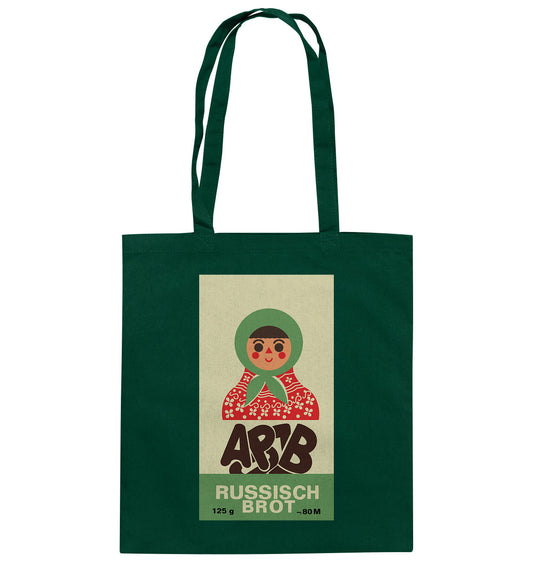 DDR Ostalgie Baumwolltasche • RUSSISCH BROT