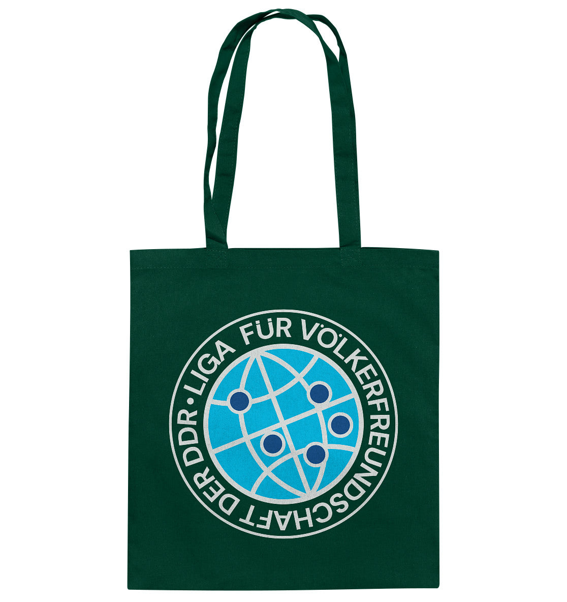 DDR Ostalgie Baumwolltasche • LIGA FÜR VÖLKERFREUNDSCHAFT DER DDR