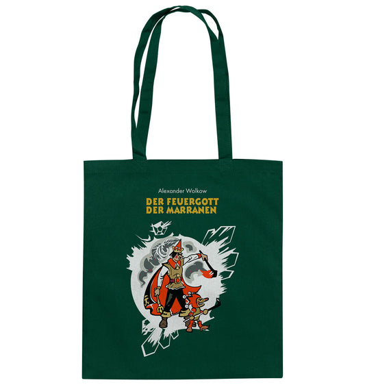 DDR Ostalgie Baumwolltasche • WOLKOW - DER FEUERGOTT DER MARRANEN