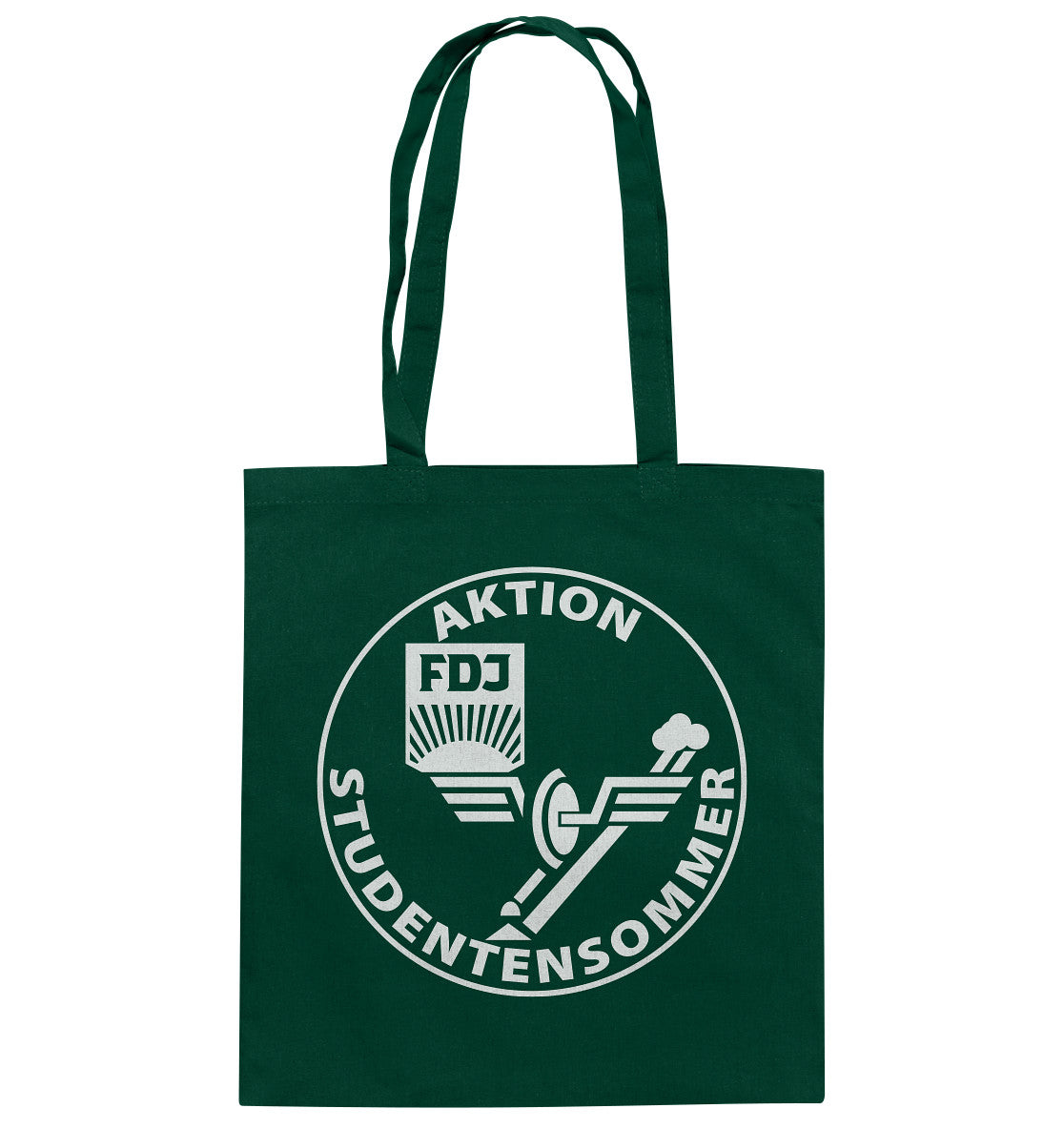 DDR Ostalgie Baumwolltasche • FDJ AKTION STUDENTENSOMMER
