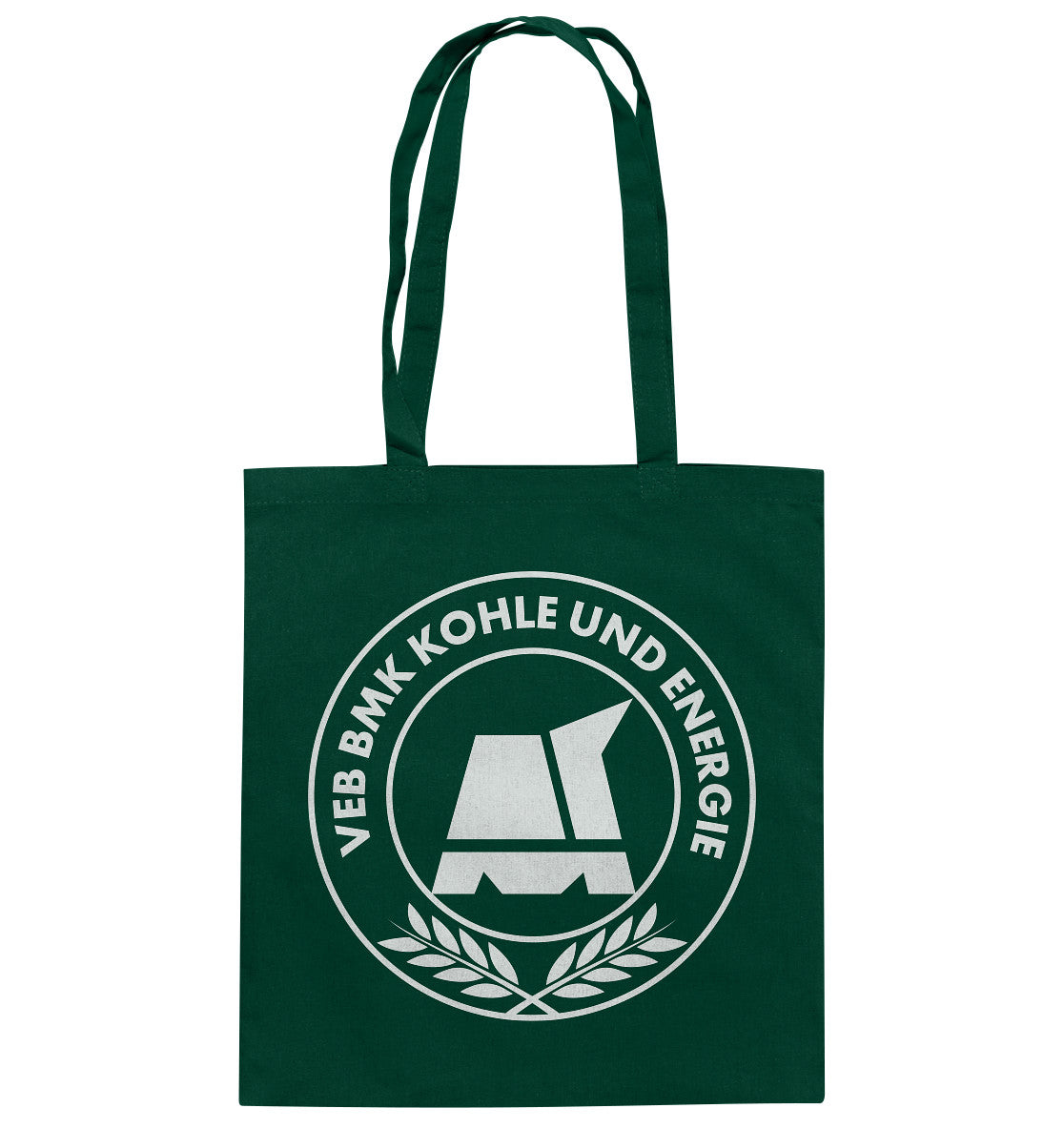 DDR Ostalgie Baumwolltasche • BMK BAU- UND MONTAGEKOMBINAT KOHLE UND ENERGIE