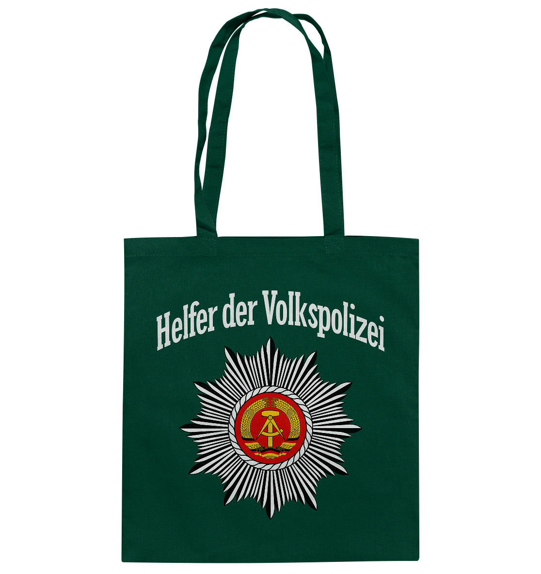 DDR Ostalgie Baumwolltasche • HELFER DER VOLKSPOLIZEI