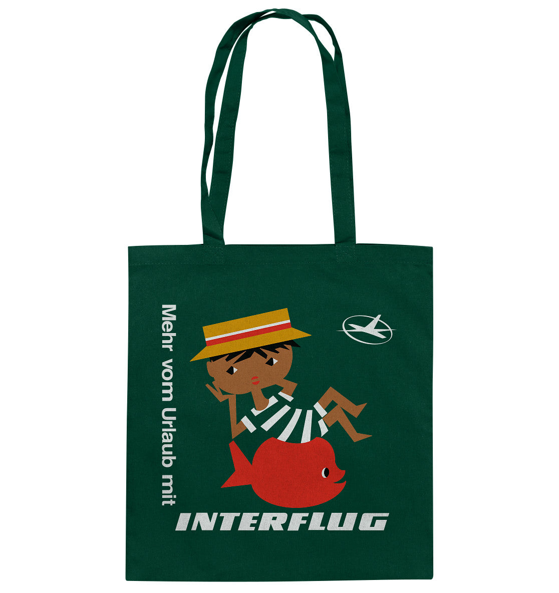 BAUMWOLLTASCHE • MEHR VOM URLAUB - MIT INTERFLUG