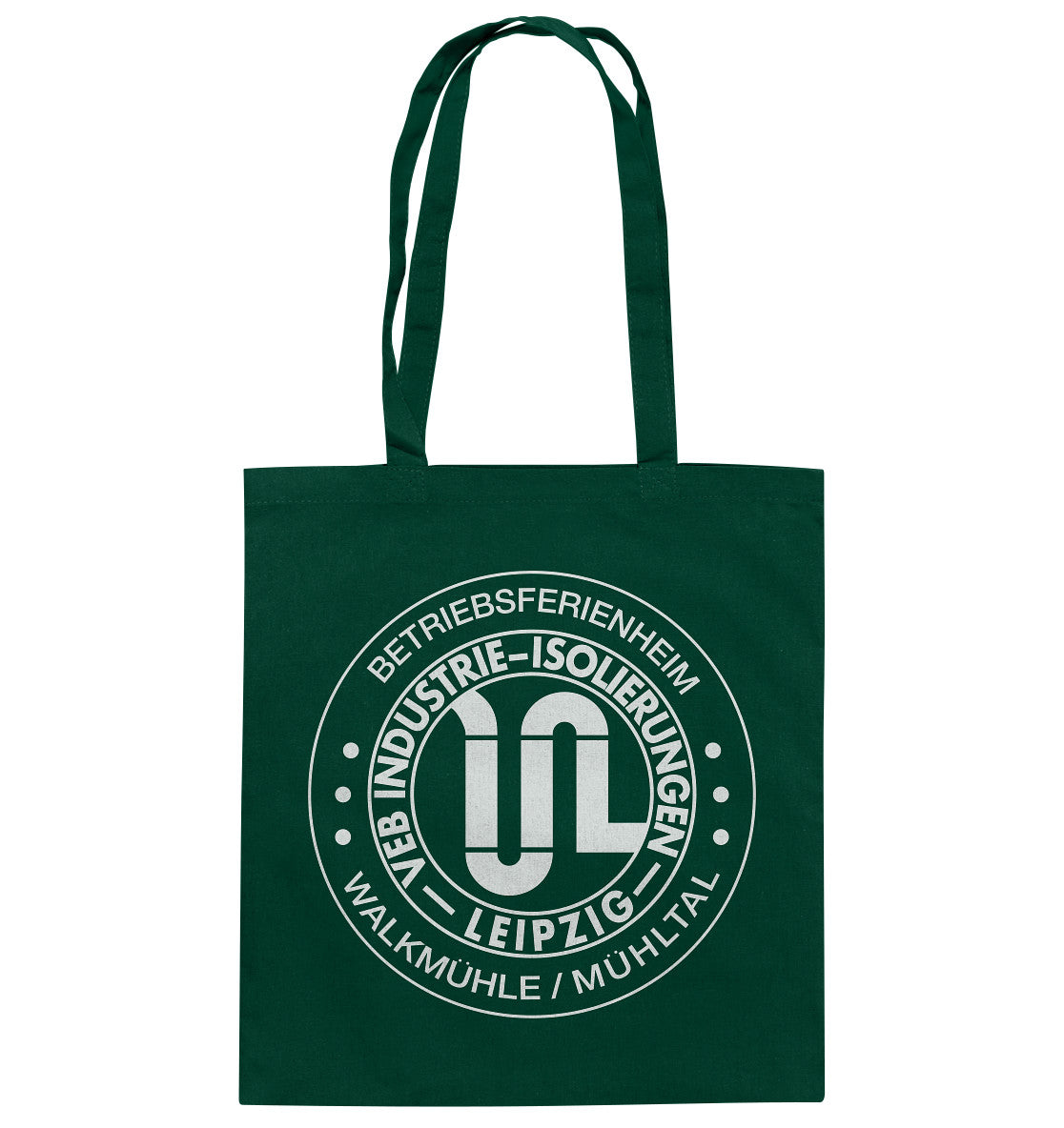 DDR Ostalgie Baumwolltasche • BETRIEBSFERIENHEIM WALKMÜHLE LEIPZIG