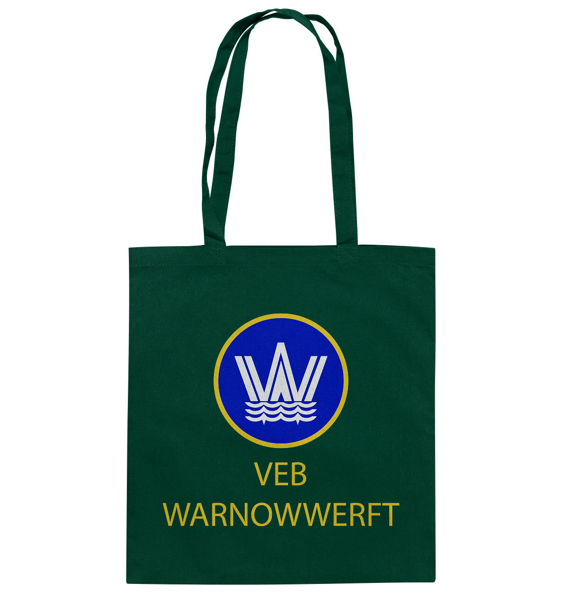 DDR Ostalgie Baumwolltasche • VEB WARNOWWERFT WARNEMÜNDE