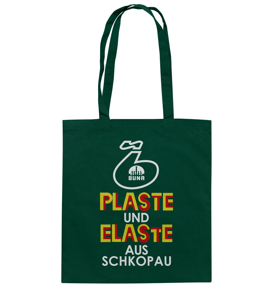 DDR Ostalgie Baumwolltasche • PLASTE UND ELASTE