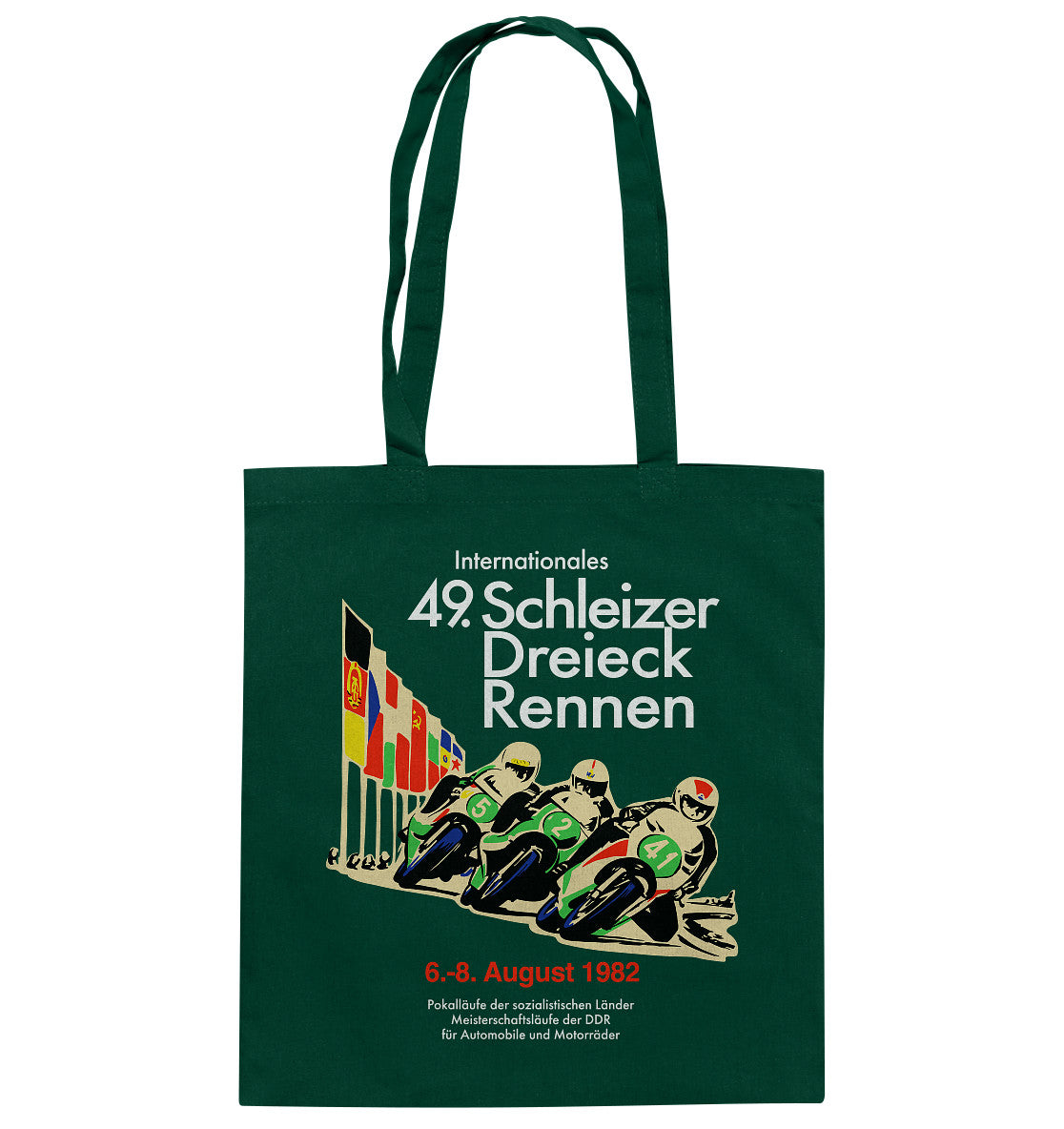 DDR Ostalgie Baumwolltasche • SCHLEIZER DREIECK-RENNEN DDR 1982