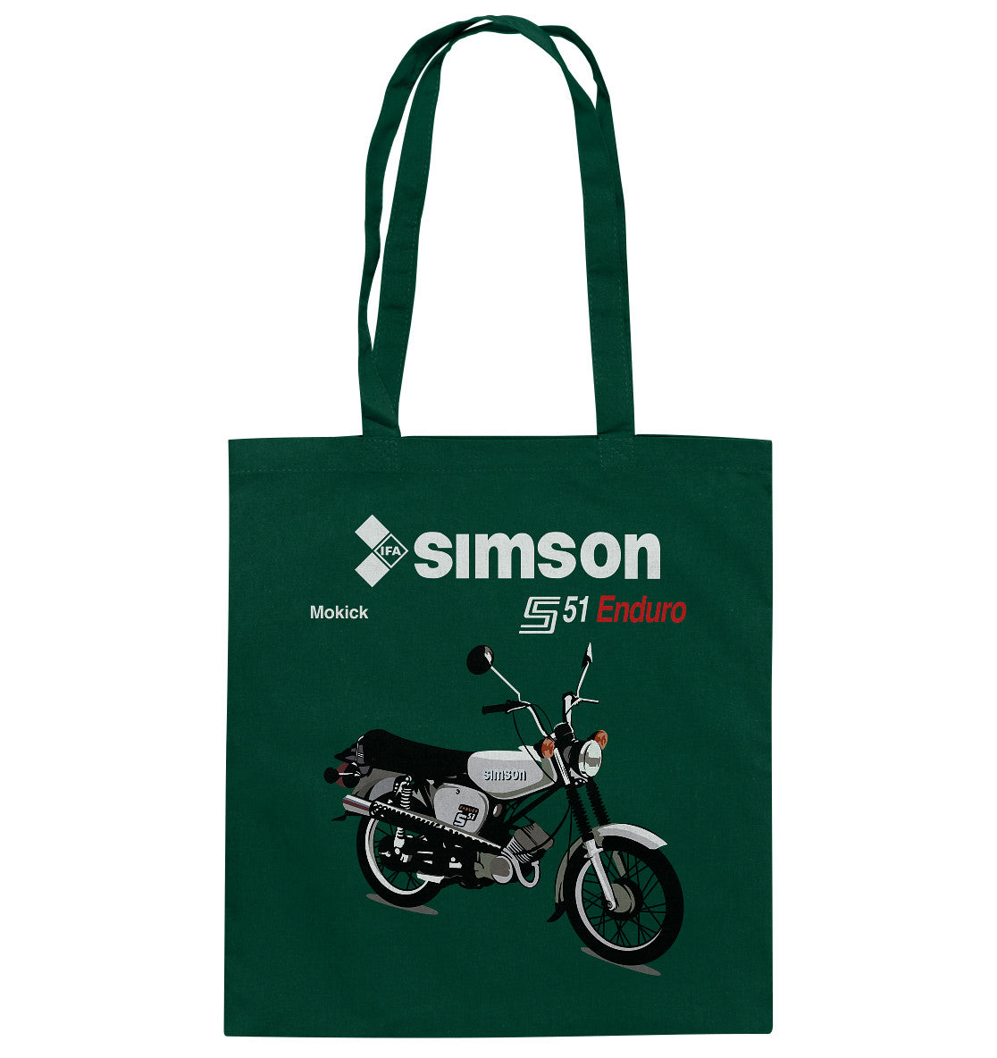 BAUMWOLLTASCHE • SIMSON ENDURO - ORIGINAL PROSPEKT