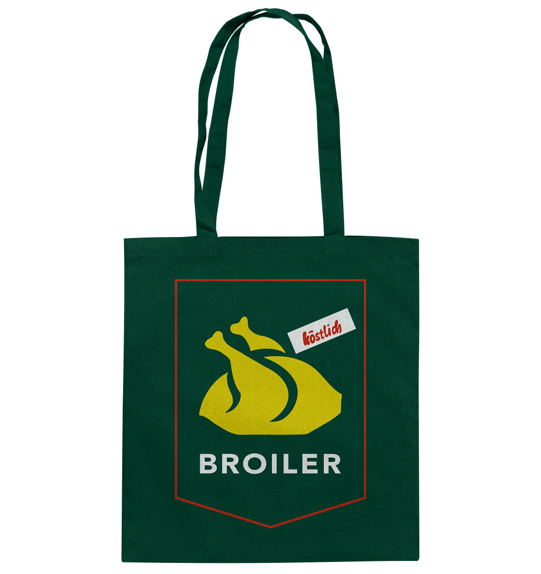 DDR Ostalgie Baumwolltasche • BROILER LOGO
