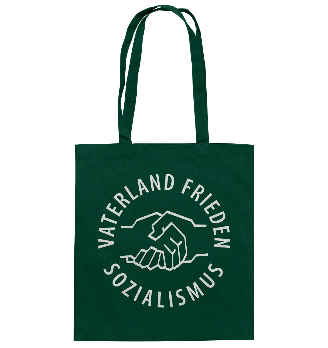 DDR Ostalgie Baumwolltasche • VATERLAND FRIEDEN SOZIALISMUS (DDR LOGO)
