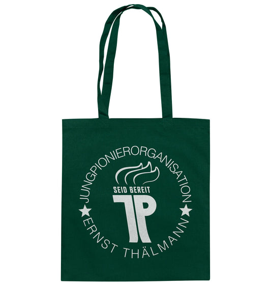 DDR Ostalgie Baumwolltasche • JUNGE PIONIERE - DUNKLE