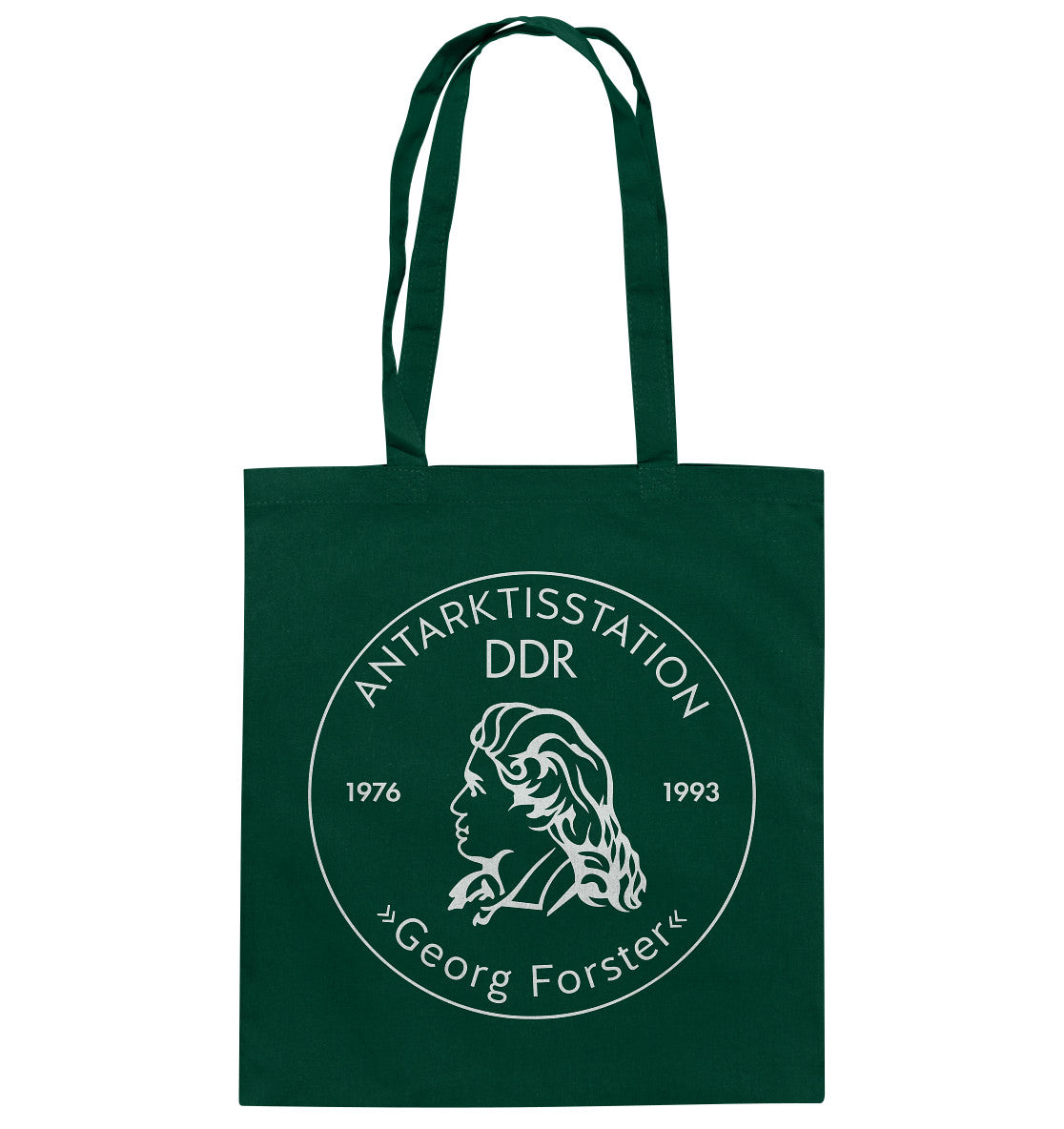DDR Ostalgie Baumwolltasche • ANTARKTISFORSCHUNG DER DDR - GEORG FORSTER
