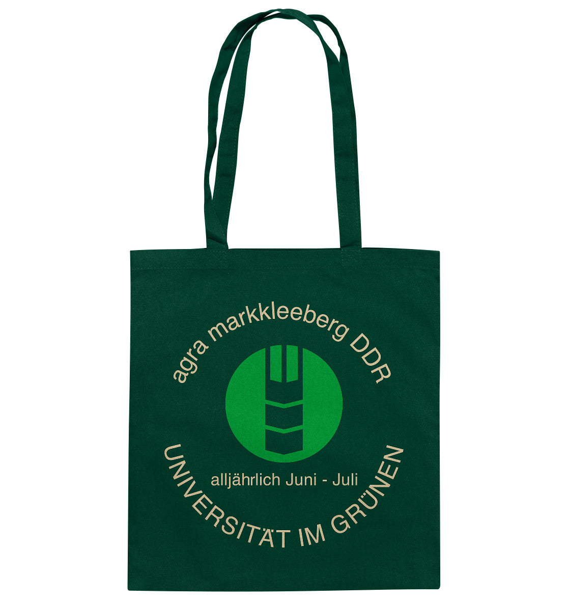DDR Ostalgie Baumwolltasche • AGRA MARKKLEEBERG DDR