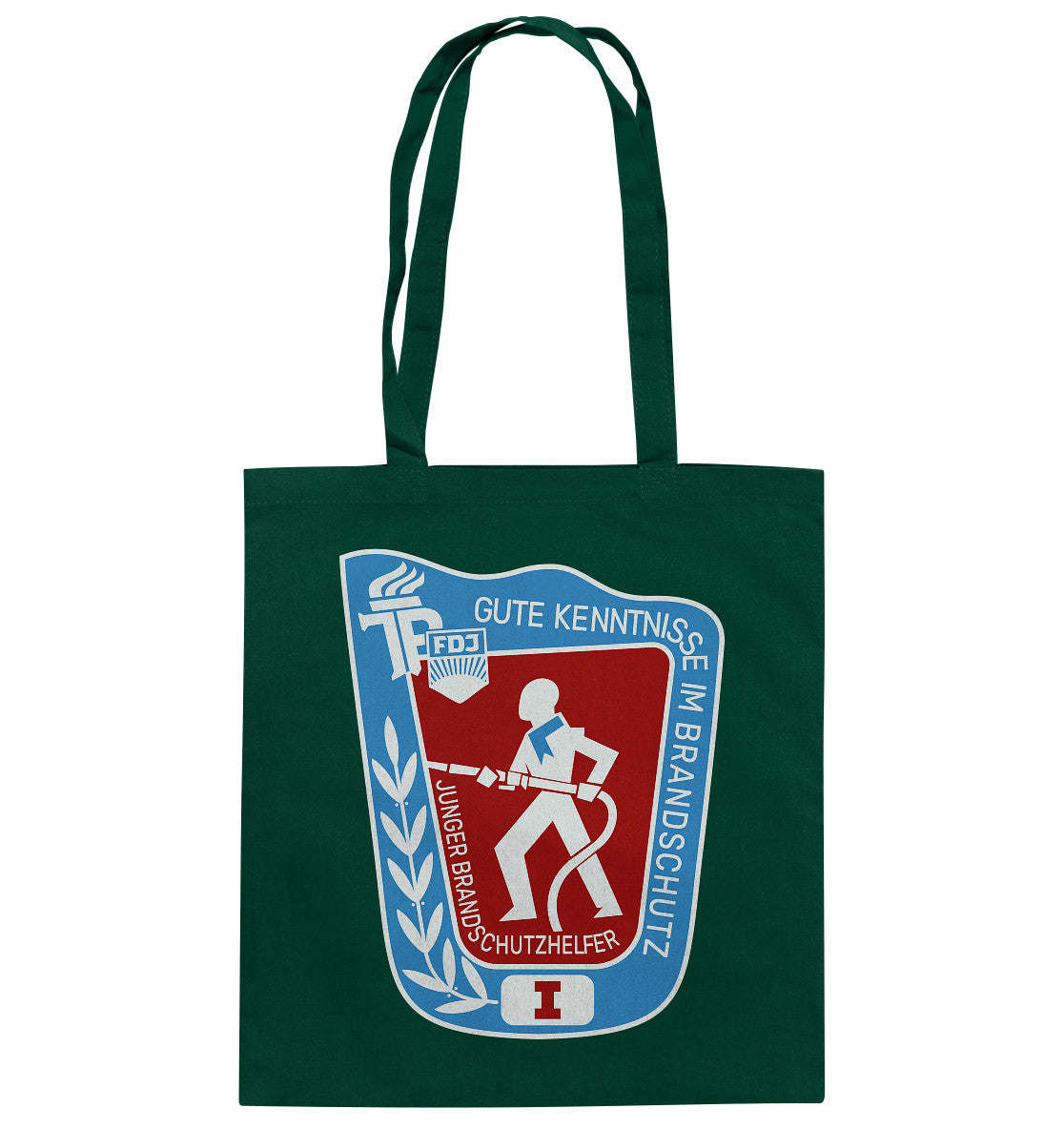 DDR Ostalgie Baumwolltasche • JUNGER BRANDSCHUTZHELFER