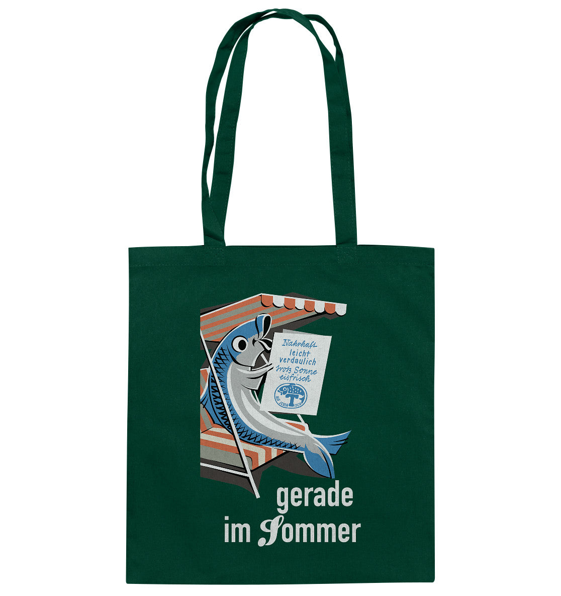 BAUMWOLLTASCHE • FISCH, FRISCH AUF JEDEN TISCH - GERADE IM SOMMER
