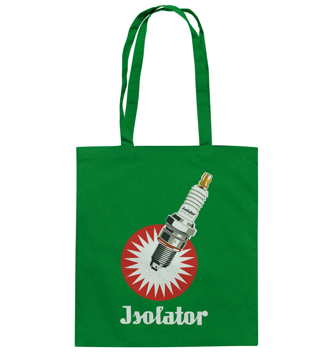 DDR Ostalgie Baumwolltasche • ISOLATOR ZÜNDKERZE