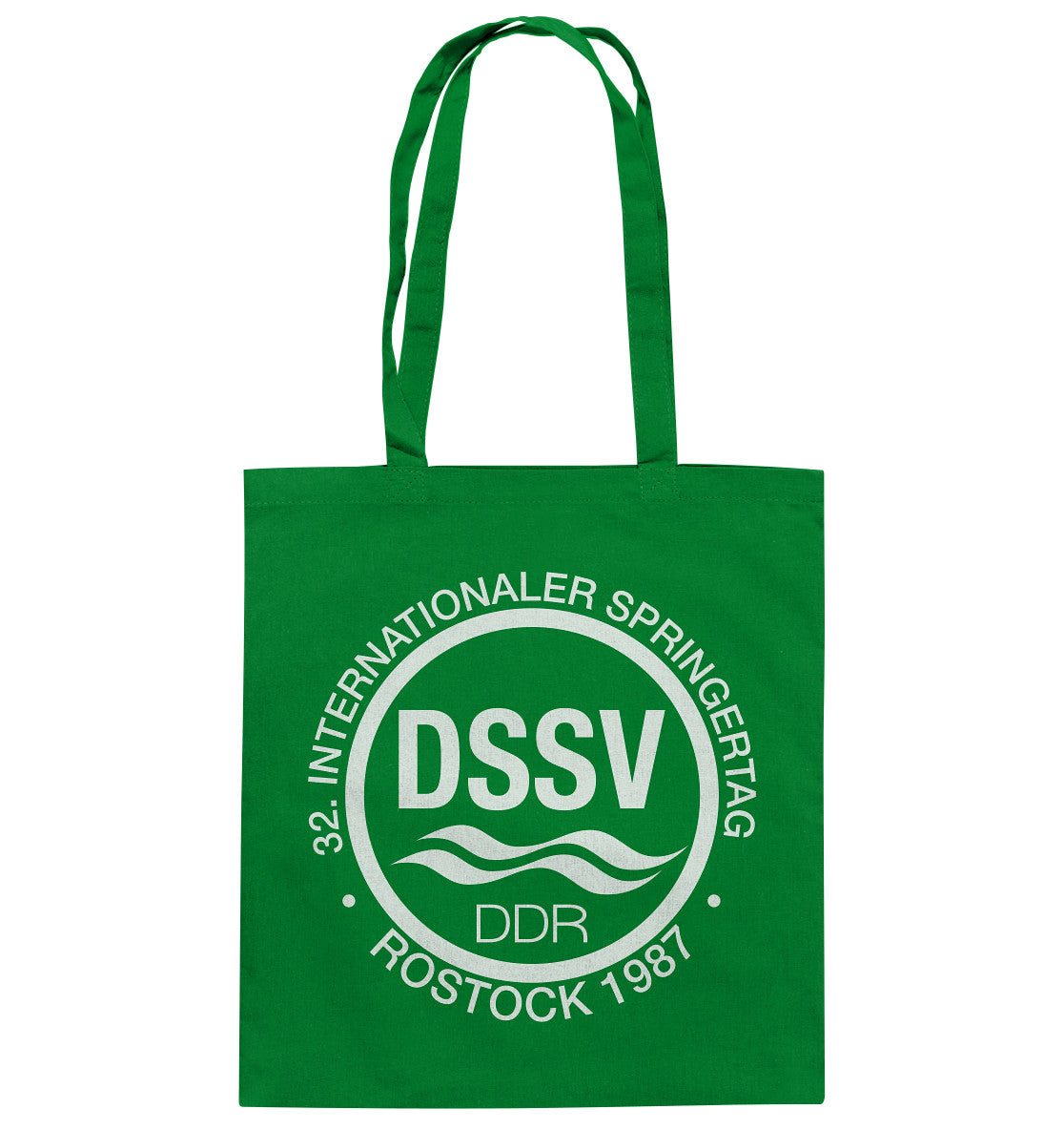 DDR Ostalgie Baumwolltasche • INTERNATIONALER SPRINGERTAG - ROSTOCK 1987