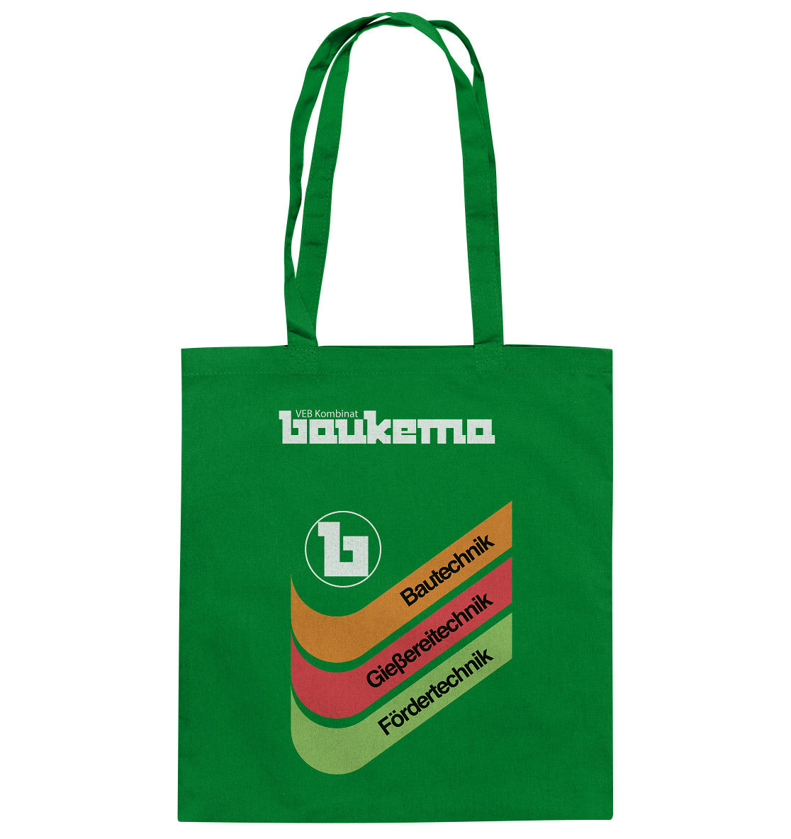 DDR Ostalgie Baumwolltasche • VEB KOMBINAT BAUKEMA