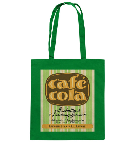 DDR Ostalgie Baumwolltasche • CAFÉ COLA - KAMENZ