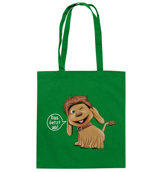 DDR Ostalgie Baumwolltasche • UNSER SANDMÄNNCHEN - MOPPI - DAS FETZT AB!