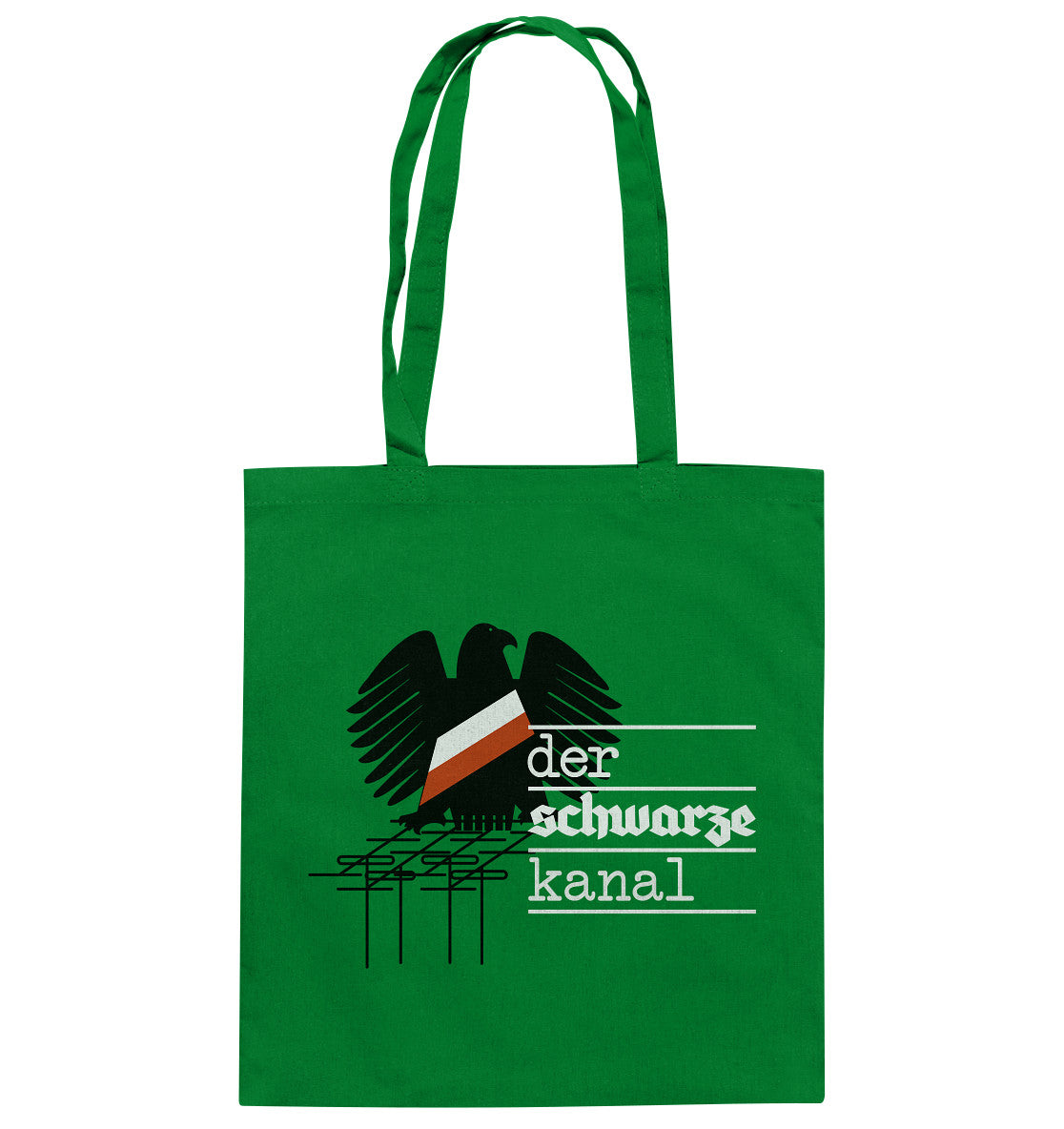 DDR Ostalgie Baumwolltasche • DER SCHWARZE KANAL