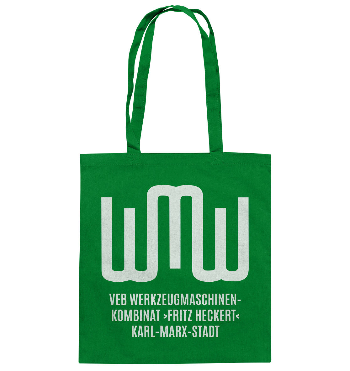 DDR Ostalgie Baumwolltasche • VEB FRITZ HECKERT KARL-MARX-STADT