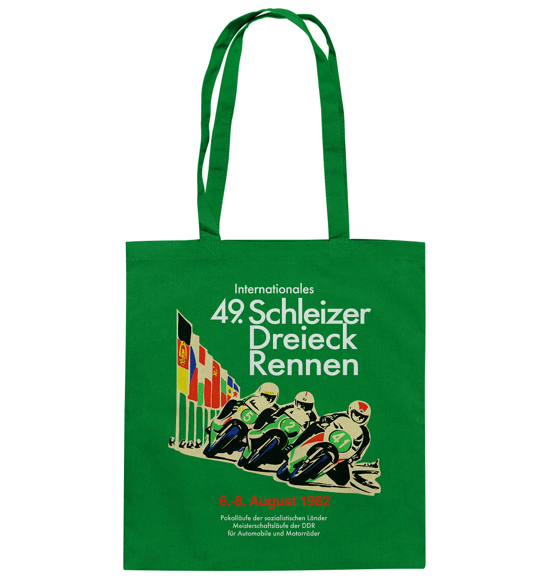 DDR Ostalgie Baumwolltasche • SCHLEIZER DREIECK-RENNEN DDR 1982