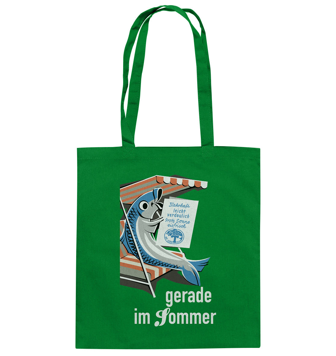 BAUMWOLLTASCHE • FISCH, FRISCH AUF JEDEN TISCH - GERADE IM SOMMER