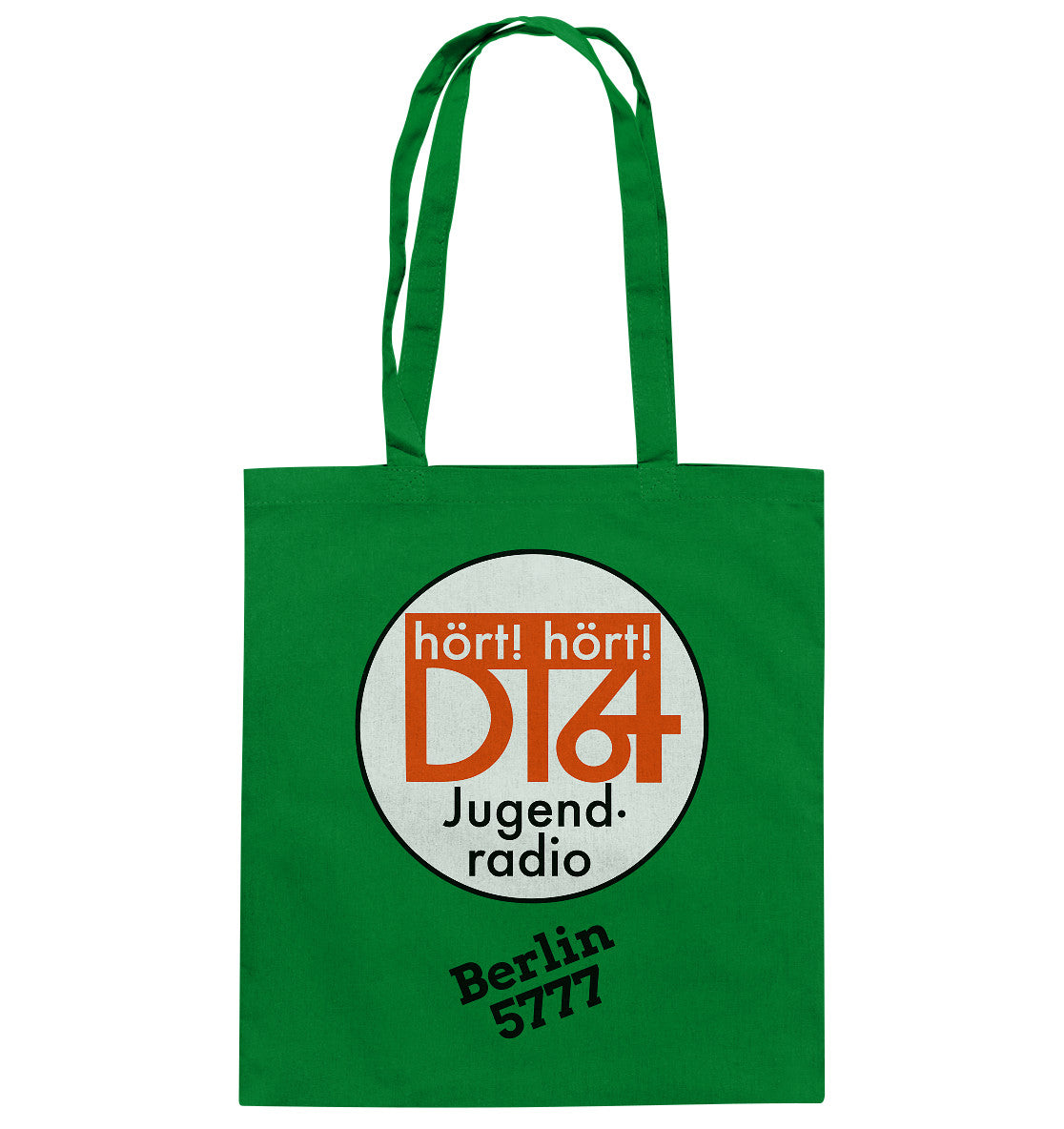 DDR Ostalgie Baumwolltasche • HÖRT HÖRT! DT64