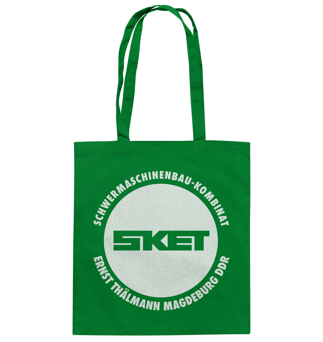 DDR Ostalgie Baumwolltasche • SKET ERNST THÄLMANN SCHWERMASCHINENKOMBINAT