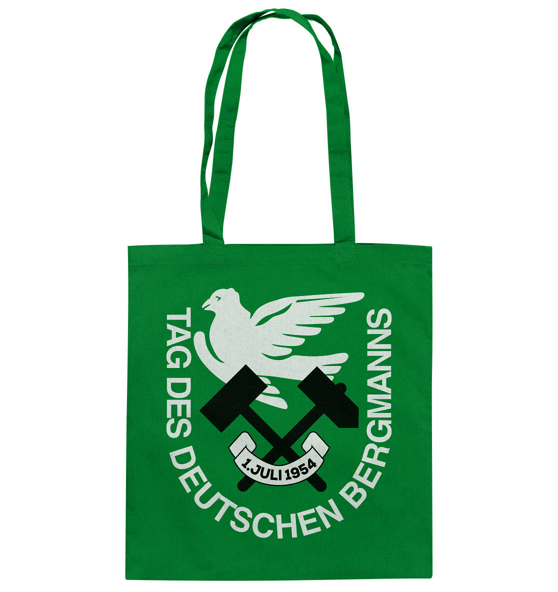 DDR Ostalgie Baumwolltasche • TAG DES DEUTSCHEN BERGMANNS