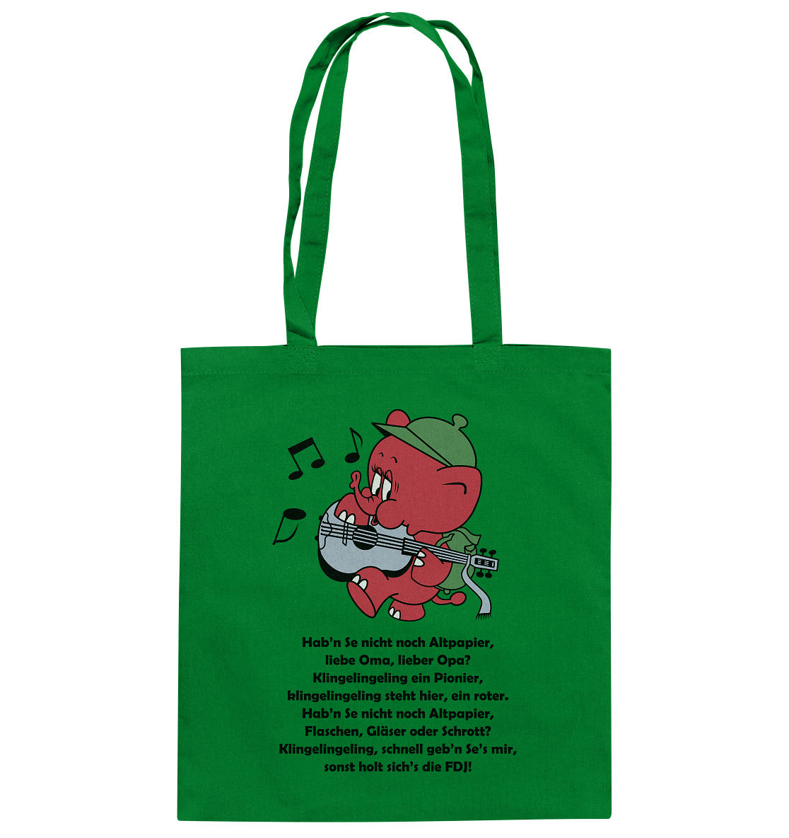 DDR Ostalgie Baumwolltasche • SERO EMMY - HAB'N SE NICH NOCH ALTPAPIER