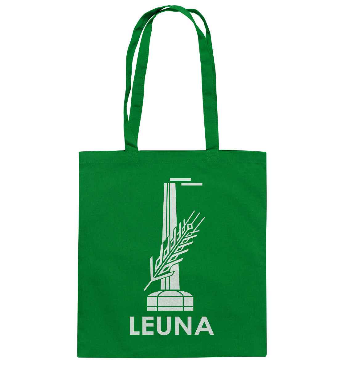 DDR Ostalgie Baumwolltasche • LEUNA WERKE HALLE
