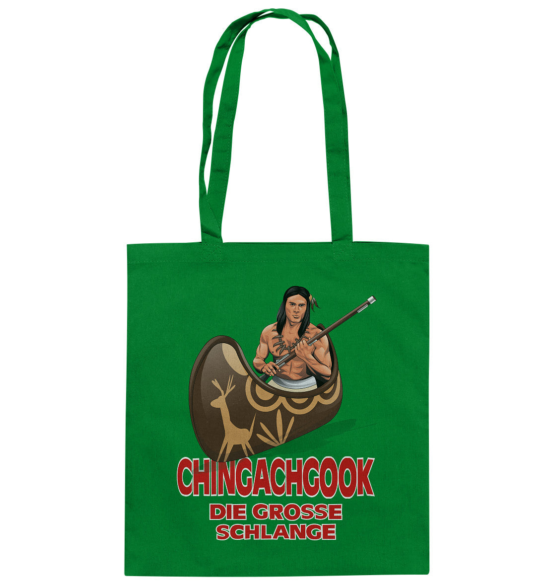 DDR Ostalgie Baumwolltasche • CHINGACHGOOK, DIE GROSSE SCHLANGE