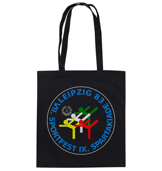 DDR Ostalgie Baumwolltasche • SPARTAKIADE LEIPZIG