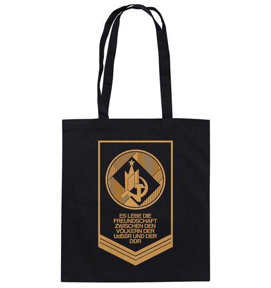 DDR Ostalgie Baumwolltasche •  FREUNDSCHAFT UDSSR - DDR