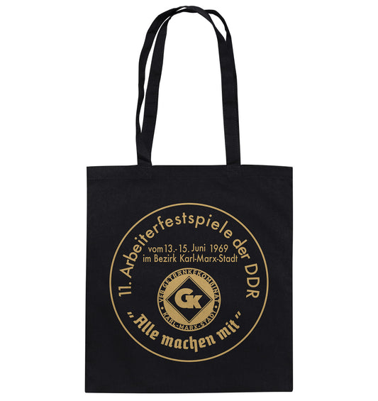 DDR Ostalgie Baumwolltasche • ARBEITERFESTSPIELE KARL-MARX-STADT
