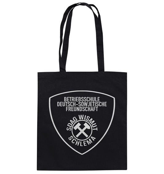 DDR Ostalgie Baumwolltasche • BETRIEBSSCHULE DSF - SDAG WISMUT