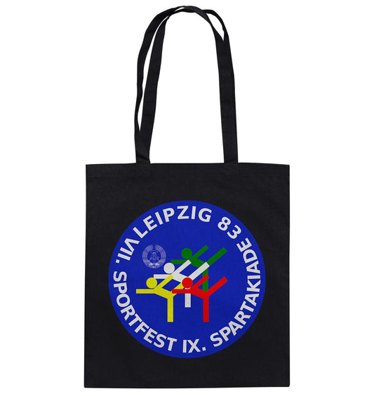 DDR Ostalgie Baumwolltasche • SPARTAKIADE LEIPZIG