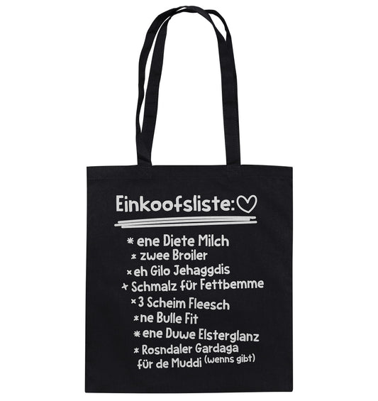 DDR Ostalgie Baumwolltasche • EINKOOFSLISTE