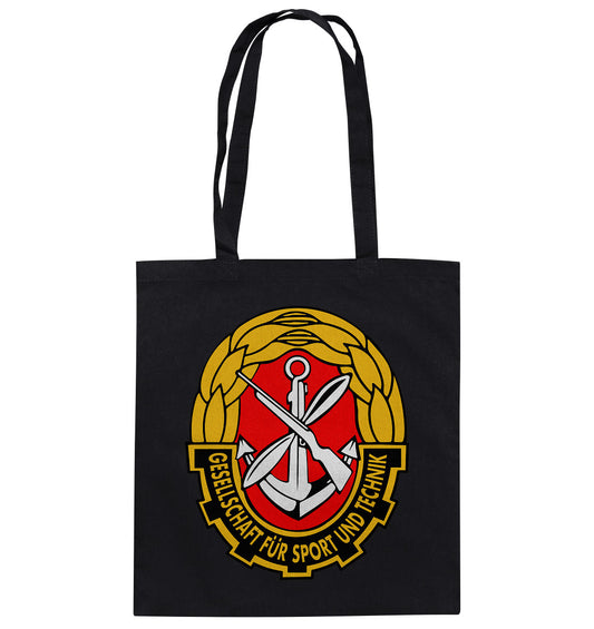 DDR Ostalgie Baumwolltasche •  GESELLSCHAFT FÜR SPORT UND TECHNIK