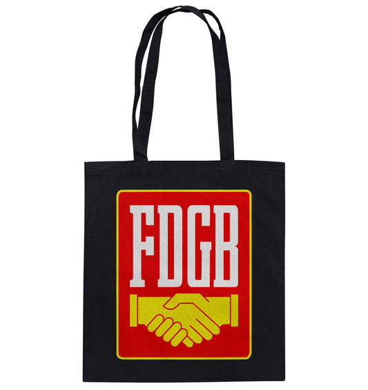 DDR Ostalgie Baumwolltasche • FDGB - FARBE