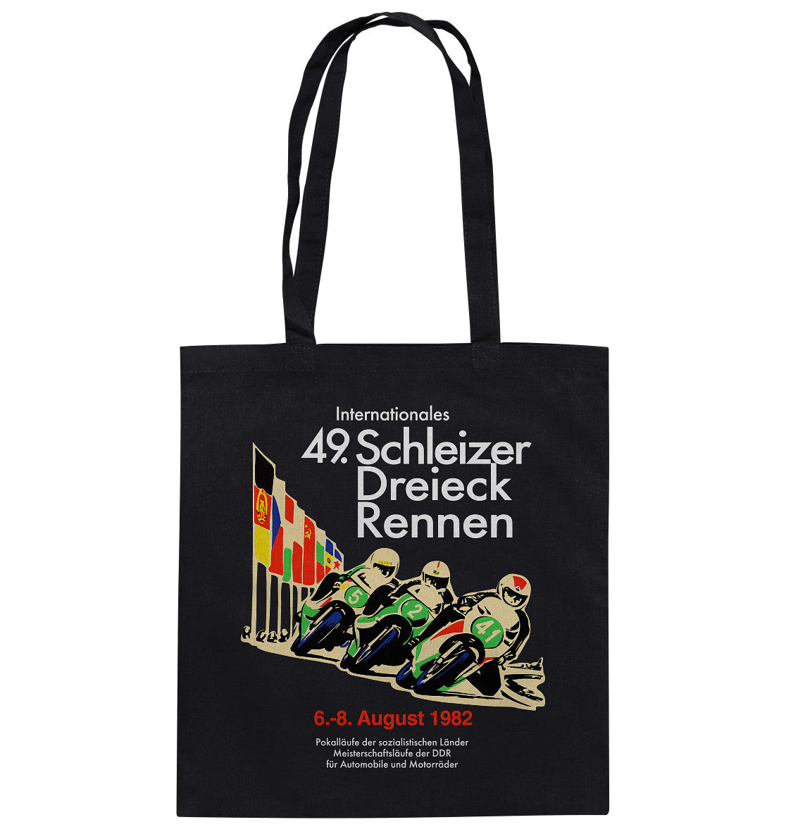 DDR Ostalgie Baumwolltasche • SCHLEIZER DREIECK-RENNEN DDR 1982